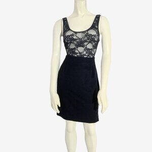 Vintage Versus by Versace Wool Cashmere Blend Black Mini Skirt / size Small